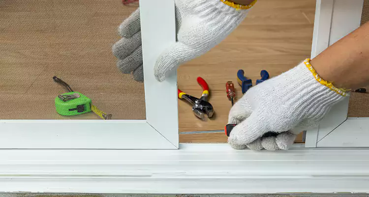 Sliding Glass Door Off Rails Repair in Ojus, FL
